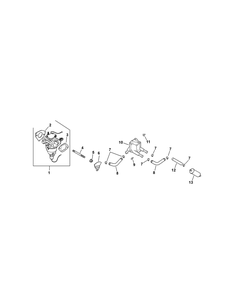 Kohler Cv680-3027 Fuel System Diagram and Parts List for Z-FORCES54-KH 53AH5FJC050-23HP Cub Cadet Lawn Tractor